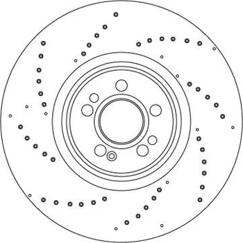 Brzdový kotouč Brzdový kotouč TRW DF4598S