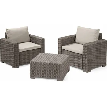 Zahradní sestava Zahradní set Keter California 2+1 cappuccino