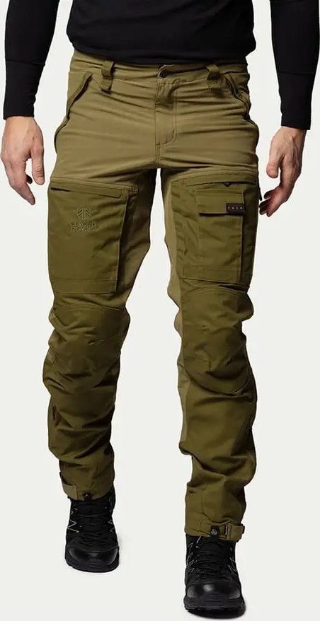 Pánské pohodlné turistické kalhoty Beyond Nordic V2 - Moss Green Velikost: 2XL