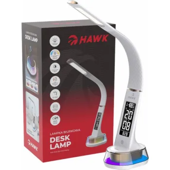 Lampička HAWK stolová LED lampa, biela