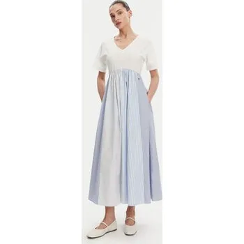 Dámské šaty Weekend Max Mara Každodenní šaty Brozno 2515621082 Bílá Relaxed Fit M