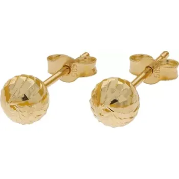 Náušnice Zlaté pecky do ucha o průměru 5 mm