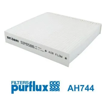 Kabinový filtr Filtr, vzduch v interiéru PURFLUX AH744