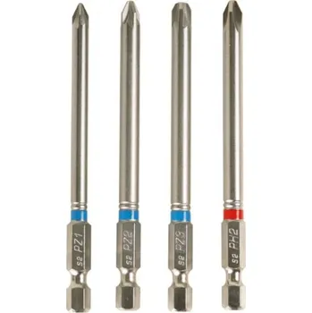 Bit CONNEX Sada dlouhých bitů 4 ks, 90mm, PH/PZ