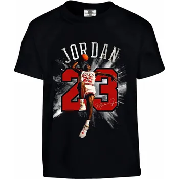 Chlapecké tričko Tričko Michael Jordan | 23 Druh: Dětské, Barva: Černá, Velikost: 146-L