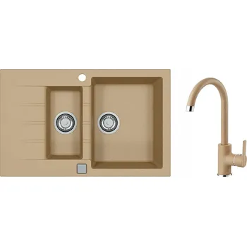 Granitový dřez Alveus SET ALVEUS CADIT 70 / 55 + BATERIE TONIA 55 SETA22064