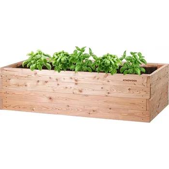 Vyvýšený záhon Modřínový vyvýšený záhon 200 x 100 x 56 cm