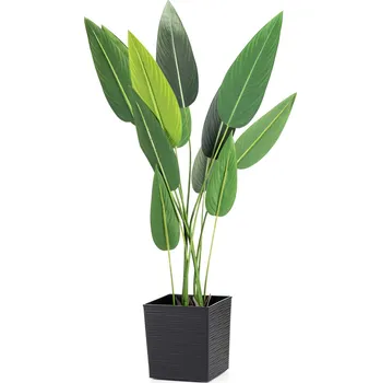 Květináč PLASTOVÝ KVĚTINÁČ FLORE RIFLO 25X25 CM ČERNÁ