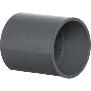 PWS - Professional Water System PVC tvarovka - mufna, 2x lepený spoj, 125 mm