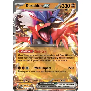 Karetní hra Koraidon ex 125/198 - Scarlet & Violet
