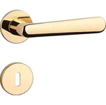 Dveřní kování MP AS - ARIA - R 5S BS (OLV - Mosaz leštěná lakovaná), Otvor pro obyčejný klíč BB, MP OLV (mosaz leštěná a lakovaná)