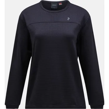 Dámská mikina MIKINA PEAK PERFORMANCE W TRAIL POLARTEC CREW BLACK