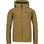 Chlapecká přechodová bunda Hannah BORN JR 134/140 Hnědá, Černá