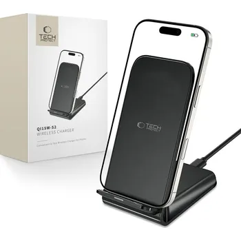 Bezdrátová nabíječka Tech-Protect Qi15W-S2 Wireless Charger 15W black