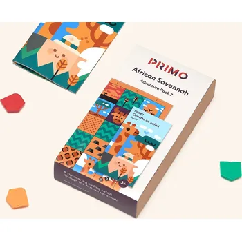 Primo Toys - Dobrodružná mapa Savana pro robota Cubetto