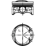Píst KOLBENSCHMIDT 40251600