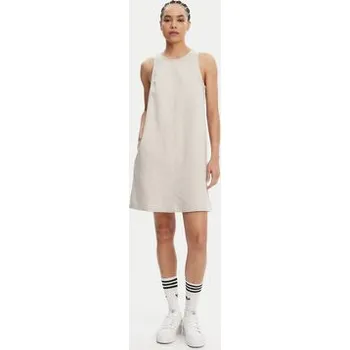 Dámské šaty adidas Každodenní šaty Allover Print JC8855 Béžová Regular Fit XS