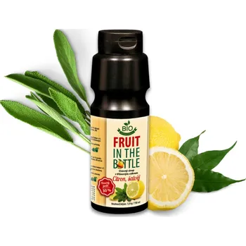Sirup Fruit in the Bottle Sirup citron a šalvěj BIO 750 ml
