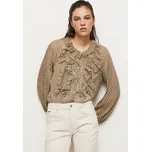 Pepe Jeans Dámská košile NORMA Barva: béžová, Velikost: XS