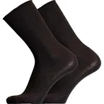 Merino ponožky bez lemu 35-38 černé