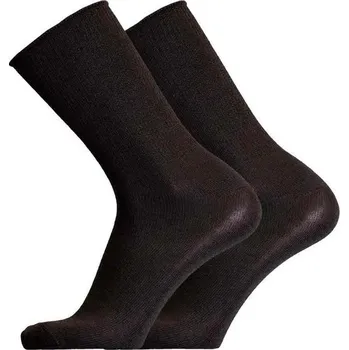 Pánské ponožky Merino ponožky bez lemu 35-38 černé