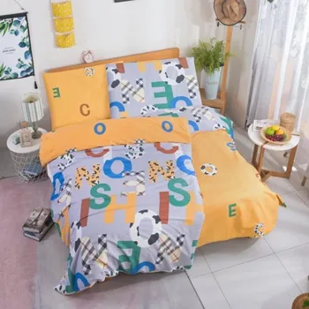 Bytový textil Jahu Oboustranné povlečení V školu vzor 31812, bavlněný satén