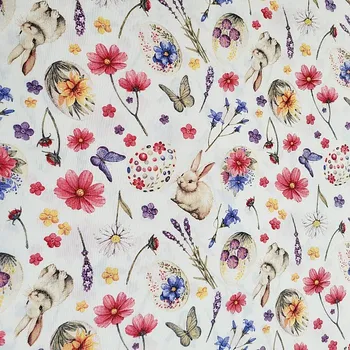 BYTEMA Dekorační látka HOPPITY šíře 140 cm