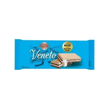 Veneto wafers milk and cocoa filling 175g