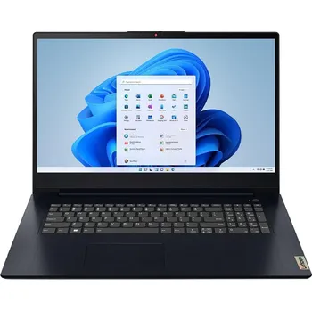 Notebook Lenovo IdeaPad 3 17IAU7 i3-1215U 17.3" FHD IPS 300nits AG 8GB DDR4 3200 SSD512 Intel UHD Graphics Win11 Abyss Blue