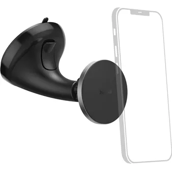 Hama MagLock, magnetický držák pro iPhone, přísavka na čelní sklo vozidla, kompatibilní s MagSafe
