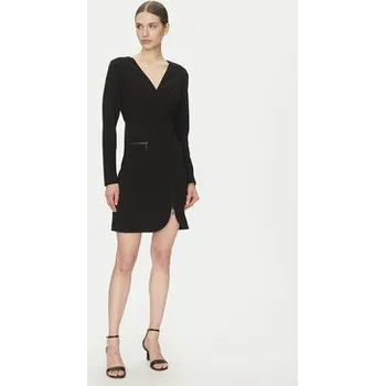 Dámské oblečení DKNY Koktejlové šaty DD4JI62A Černá Slim Fit 10