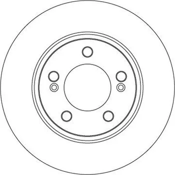 Brzdový kotouč Brzdový kotouč TRW DF6924S