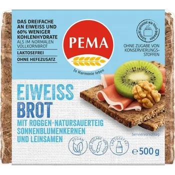 Trvanlivě pečivo Chléb proteinový se slunečnicovým semínkem 500 g BIO PEMA