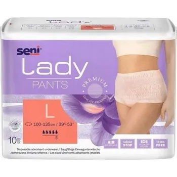 Inkontinenční vložka Seni Lady Pants L inkontinenční navlékací kalhotky 10 ks