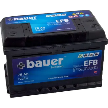 Autobaterie Bauer BA57505 Carbon EFB - 75Ah