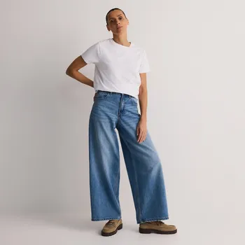 Reserved - Džíny s širokými nohavicemi - modrá - YT207-50J - YT207-50J-34