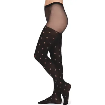 Dámské punčochy EVONA a.s. Elastické punčochové kalhoty PERSEA s puntíky - PERSEA 999 164-108