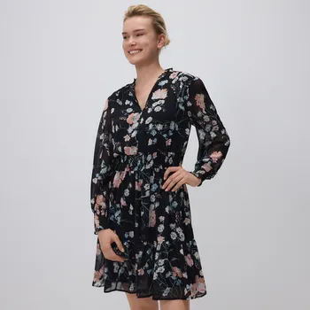 Dámské šaty Reserved - Vzorované minišaty - vícebarevná - 3405P-MLC - 3405P-MLC-S