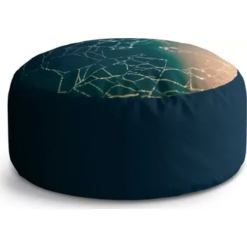 Sedací pytel Kulatý taburet Circle Pavučina: 38x48 cm - Sablio