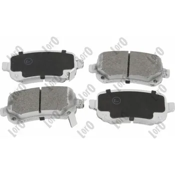 Brzdová destička Sada brzdových destiček, vždy 4 kusy v sadě ABAKUS 231-02-139