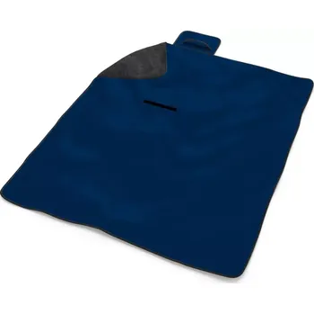 Pikniková deka Sablio Plážová deka Námořní modrá: 200x140 cm