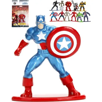 Figurka JADA Nanofigurka MARVEL akční kovová postavička 11 druhů na kartě