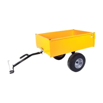 Zahradní traktor Vozík VARES TRVMS - pro traktory žlutý VARES VARES TRVMS