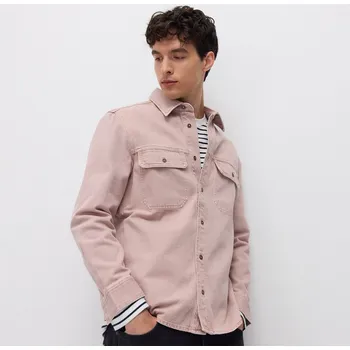 Pánské oblečení Reserved - Džínová košile regular fit - růžová - 8569H-03J - 8569H-03J-XL