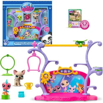 Dětské zboží Hasbro Littlest Pet Shop Domácí mazlíčci mají talent figurky + příslušenství