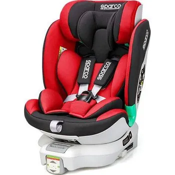 Autosedačka Sparco SK6000i Isofix Autosedačka 9-25kg Černo-Červená 2023