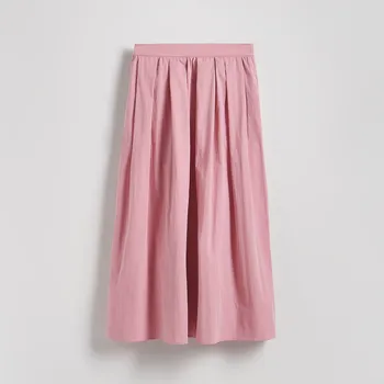 Dámská sukně Reserved - Bavlněná midi sukně - růžová - XR774-30X - XR774-30X-XL