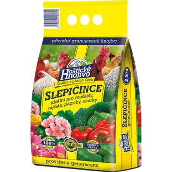 Hnojivo Slepičince HOŠTICKÉ granulované Forestina 2,5 kg