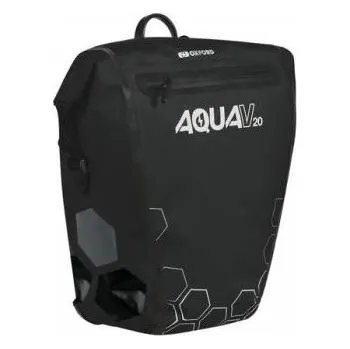 Zavazadlo na motocykl Boční brašna AQUA V20 QR, OXFORD (černá, s rychloupínacím systémem, objem 20l, 1ks)