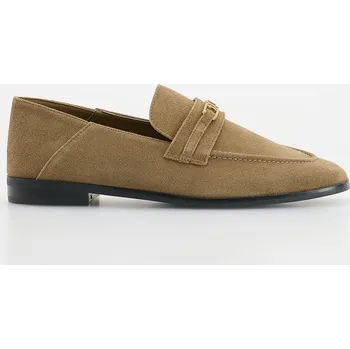 Dámské mokasíny Reserved - Semišové mokasíny - světle olivová - 208CQ-81X - 208CQ-81X-36